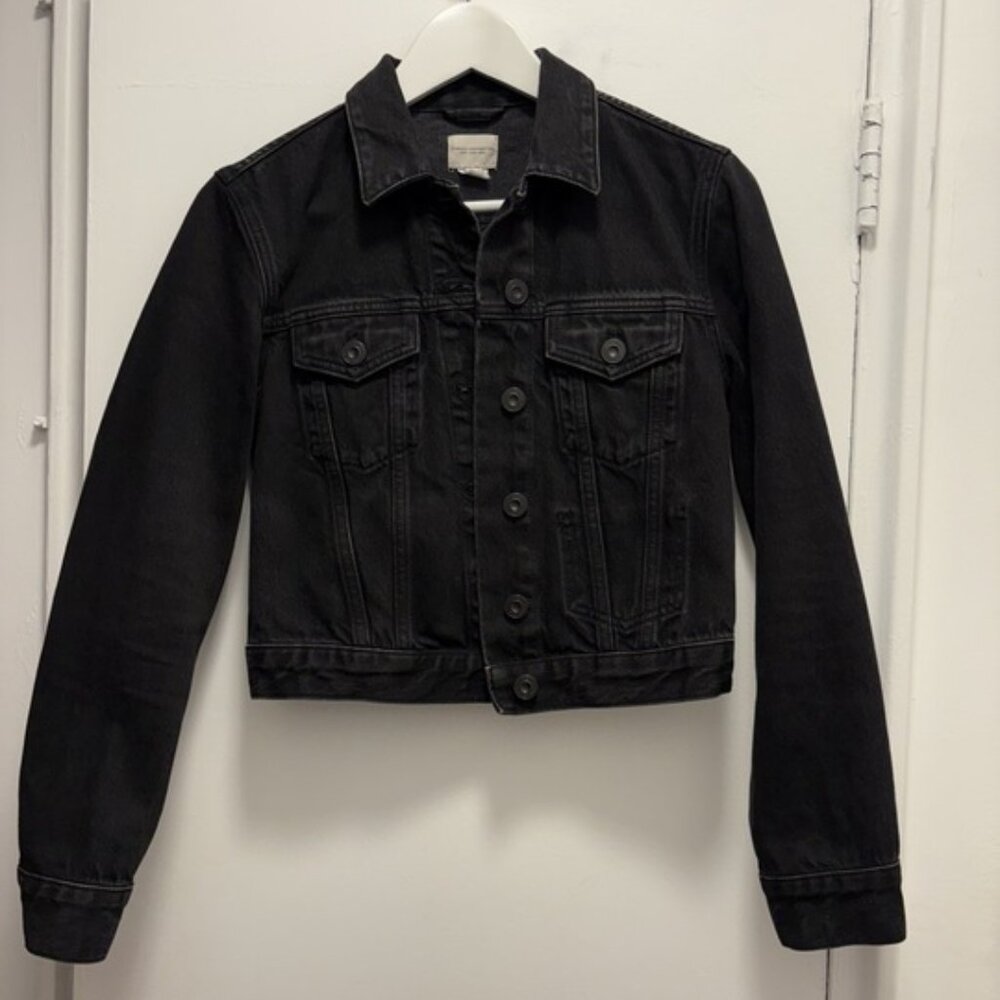 French Connection Black Denim Jacket